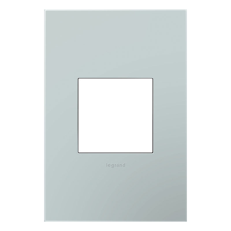 LEGRAND AWP1G2BL6 ADORNE  Pale Blue One-Gang Screwless Wall Plate