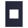 LEGRAND AWP1G2BN4 ADORNE  Bleu Noir One-Gang Screwless Wall Plate