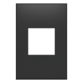 LEGRAND AWP1G2GR6 ADORNE  Graphite One-Gang Screwless Wall Plate with Microban