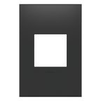 LEGRAND AWP1G2GR6 ADORNE  Graphite One-Gang Screwless Wall Plate with Microban