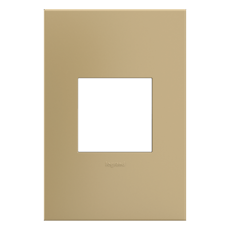 LEGRAND AWP1G2GS4 ADORNE  Golden Sands One-Gang Screwless Wall Plate