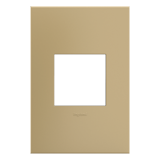 LEGRAND AWP1G2GS4 ADORNE  Golden Sands One-Gang Screwless Wall Plate