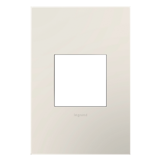 LEGRAND AWP1G2LA6 ADORNE  Satin Light Almond One-Gang Screwless Wall Plate