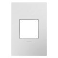 LEGRAND AWP1G2PW4 ADORNE  Matte White One-Gang Screwless Wall Plate with Microban