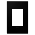 LEGRAND AWP1G3NK4 ADORNE  Black Ink One-Gang-Plus Screwless Wall Plate