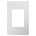 LEGRAND AWP1G3PW4 ADORNE  Matte White One-Gang-Plus Screwless Wall Plate with Microban