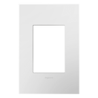 LEGRAND AWP1G3WH4 ADORNE  Gloss White One-Gang-Plus Screwless Wall Plate with Microban