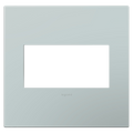 LEGRAND AWP2GBL4 ADORNE  Pale Blue Two-Gang Screwless Wall Plate with Microban