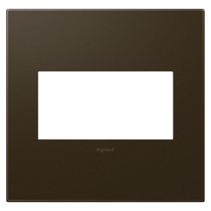 LEGRAND AWP2GBR4 ADORNE  Bronze Two-Gang Screwless Wall Plate