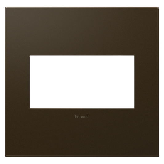 LEGRAND AWP2GBR4 ADORNE  Bronze Two-Gang Screwless Wall Plate