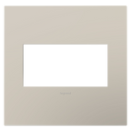 LEGRAND AWP2GGG4 ADORNE  Greige Two-Gang Screwless Wall Plate