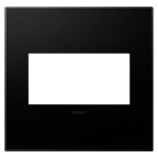 LEGRAND AWP2GGR4 ADORNE  Graphite Two-Gang Screwless Wall Plate with Microban