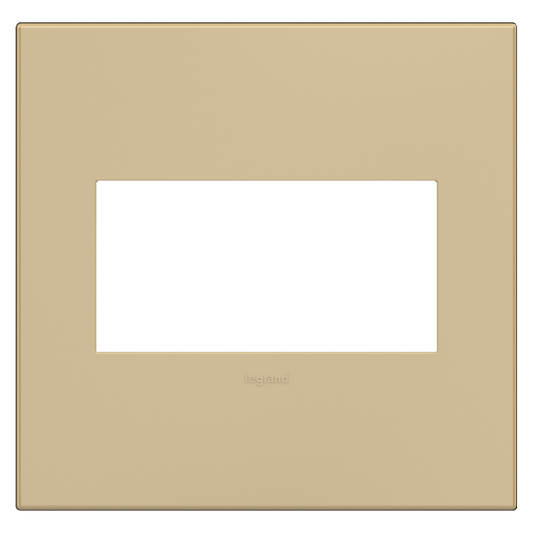LEGRAND AWP2GGS4 ADORNE  Golden Sands Two-Gang Screwless Wall Plate