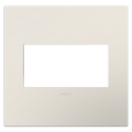 LEGRAND AWP2GLA4 ADORNE  Satin Light Almond Two-Gang Screwless Wall Plate