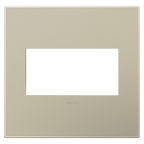 LEGRAND AWP2GTM4 ADORNE  Titanium Two-Gang Screwless Wall Plate
