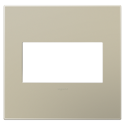 LEGRAND AWP2GTM4 ADORNE  Titanium Two-Gang Screwless Wall Plate