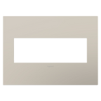 LEGRAND AWP3GGG4 ADORNE  Greige Three-Gang Screwless Wall Plate