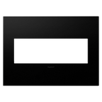 LEGRAND AWP3GGR4 ADORNE  Graphite Three-Gang Screwless Wall Plate with Microban