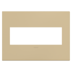 LEGRAND AWP3GGS4 ADORNE  Golden Sands Three-Gang Screwless Wall Plate