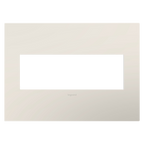 LEGRAND AWP3GLA4 ADORNE  Satin Light Almond Three-Gang Screwless Wall Plate