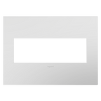 LEGRAND AWP3GPW4 ADORNE  Matte White Three-Gang Screwless Wall Plate with Microban