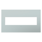 LEGRAND AWP4GBL4 ADORNE  Pale Blue Four-Gang Screwless Wall Plate