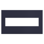 LEGRAND AWP4GBN4 ADORNE  Bleu Noir Four-Gang Screwless Wall Plate