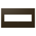 LEGRAND AWP4GBR4 ADORNE  Bronze Four-Gang Screwless Wall Plate