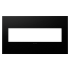 LEGRAND AWP4GGR4 ADORNE  Graphite Four-Gang Screwless Wall Plate with Microban