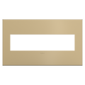 LEGRAND AWP4GGS4 ADORNE  Golden Sands Four-Gang Screwless Wall Plate