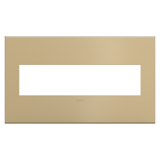 LEGRAND AWP4GGS4 ADORNE  Golden Sands Four-Gang Screwless Wall Plate