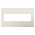 LEGRAND AWP4GLA4 ADORNE  Satin Light Almond Four-Gang Screwless Wall Plate