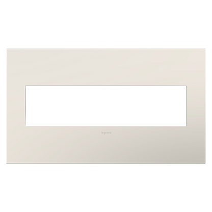 LEGRAND AWP4GLA4 ADORNE  Satin Light Almond Four-Gang Screwless Wall Plate