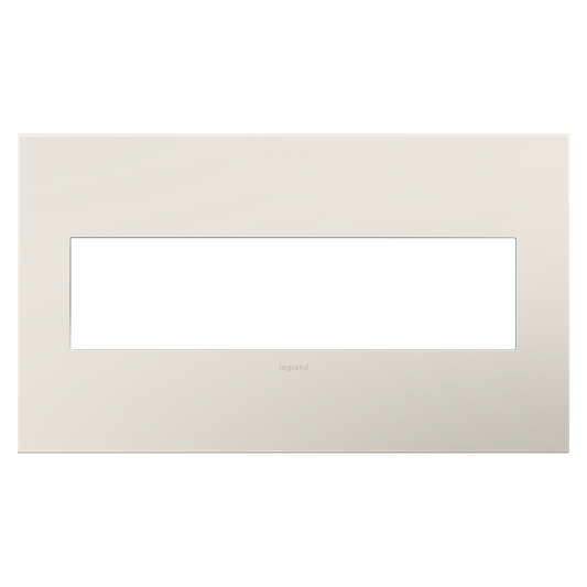 LEGRAND AWP4GLA4 ADORNE  Satin Light Almond Four-Gang Screwless Wall Plate