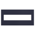 LEGRAND AWP5GBN1 ADORNE  Bleu Noir Five-Gang Screwless Wall Plate