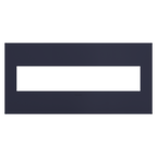 LEGRAND AWP5GBN1 ADORNE  Bleu Noir Five-Gang Screwless Wall Plate