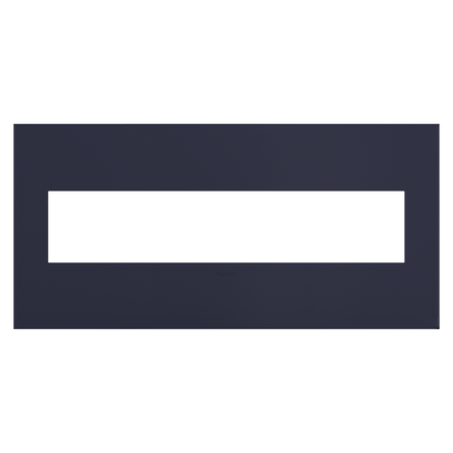 LEGRAND AWP5GBN1 ADORNE  Bleu Noir Five-Gang Screwless Wall Plate