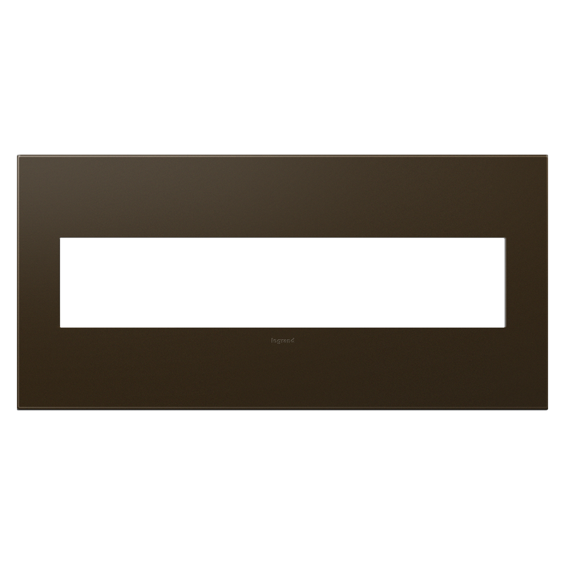 LEGRAND AWP5GBR1 ADORNE  Bronze Five-Gang Screwless Wall Plate