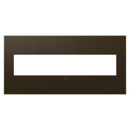 LEGRAND AWP5GBR1 ADORNE  Bronze Five-Gang Screwless Wall Plate