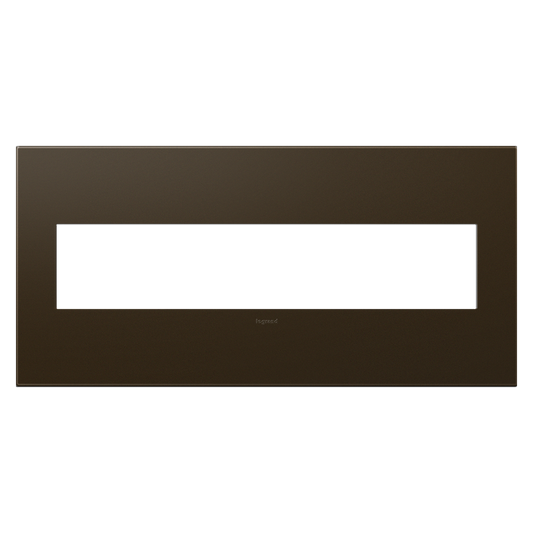 LEGRAND AWP5GBR1 ADORNE  Bronze Five-Gang Screwless Wall Plate