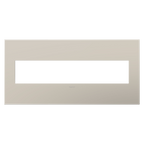 LEGRAND AWP5GGG1 ADORNE  Greige Five-Gang Screwless Wall Plate