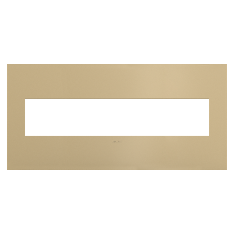 LEGRAND AWP5GGS1 ADORNE  Golden Sands Five-Gang Screwless Wall Plate