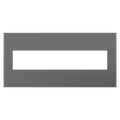 LEGRAND AWP5GMG1 ADORNE  Magnesium Five-Gang Screwless Wall Plate with Microban