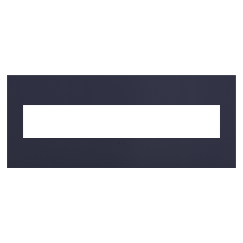 LEGRAND AWP6GBN1 ADORNE  Bleu Noir Six-Gang Screwless Wall Plate