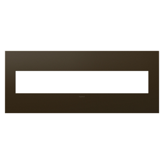 LEGRAND AWP6GBR1 ADORNE  Bronze Six-Gang Screwless Wall Plate