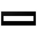 LEGRAND AWP6GNK1 ADORNE  Black Ink Six-Gang Screwless Wall Plate