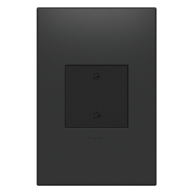 LEGRAND WNAL33G1 ADORNE  Home/Away Wireless Smart Switch with Netatmo, Graphite