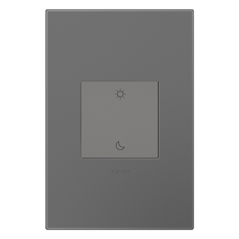 LEGRAND WNAL43M1 ADORNE  Wake/Sleep Wireless Smart Switch with Netatmo, Magnesium