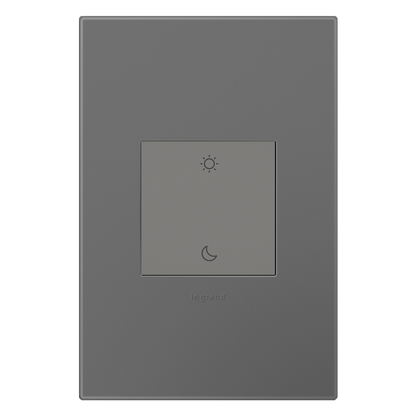 LEGRAND WNAL43M1 ADORNE  Wake/Sleep Wireless Smart Switch with Netatmo, Magnesium