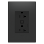 LEGRAND WNAR203G1 ADORNE  20A Smart Outlet with Netatmo, Plus-Size, Graphite